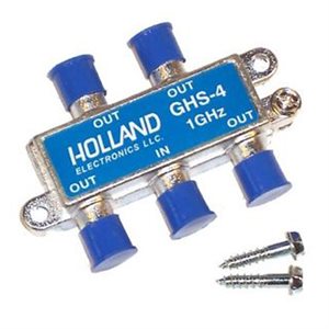 Holland Electronics 4-Way 1GHz Splitter