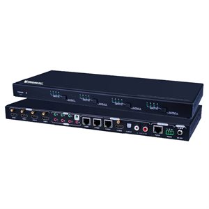 Vanco HDBaseT 4 x 3 Matrix with 3 Receivers with additional 1 HDMI Output