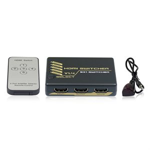 Quest 5x1 HDMI Auto Switch with IR Remote