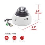 IC Realtime 5MP HD-AVS Indoor / Outdoor Mid Size Vandal Dome C