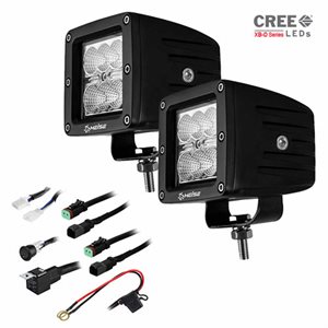 Heise 3"x3" 6-LED Cube Light Kit (pair)