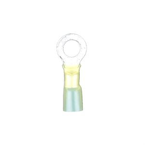 Install Bay 12-10 ga #10 Ring Terminal (yellow, 50 pk)