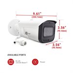 IC Realtime 4MP IP Indoor / Outdoor Mid Size Varifocal Bullet