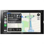 JVC 6.8" DDIN CD / DVD w / Wireless Apple CarPlay  /  Android Auto