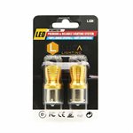 Lucas Lighting 1156 BA15S 16 LED Canbus Bulb (Amber)