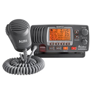 Cobra Marine VHF GPS Class D Radio (black)