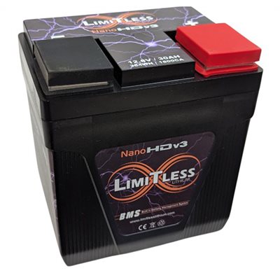 Limitless Lithium Nano HD v3 30AH, 5500-6000W Motorcycle / Powersports