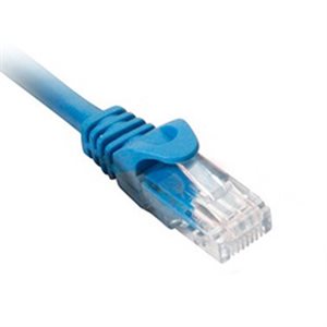 Quest 10' Cat 5e Snagless / Molded Patch Cord (blue)