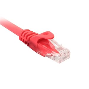 Quest 1' Cat 6 Patch Cable Booted (red)