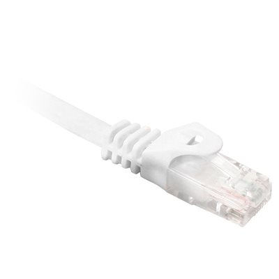 Quest 6" Cat 6 Patch Cable Booted (white)