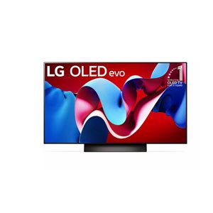 LG 48” 4K OLED evo C4 Smart TV 120Hz, HDR