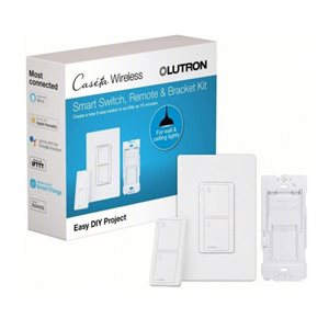 Lutron Caseta Smart Switch 3-way Kit w /  Remote (White)