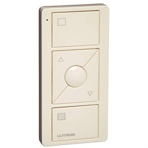 Lutron PICO RF 3-Button Remote w /  Raise / Lower Dimming (Light Almond)