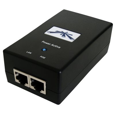 Ubiquiti 48V Power over Ethernet Adapter w / Gigabit LAN Port