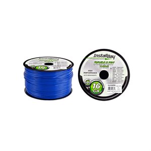 Install Bay 16 ga Primary Wire 500' Spool (blue)