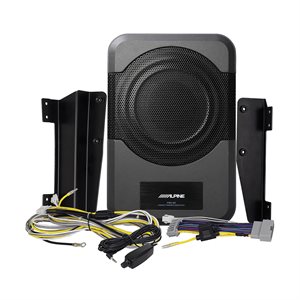Alpine '11-Up Jeep Wrangler Compact Powered Subwoofer