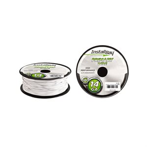 Install Bay 14 ga Primary Wire 500' Spool (white)