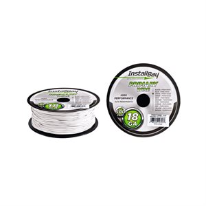 Install Bay 18 ga Primary Wire 500' Spool (white)