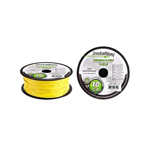 Install Bay 18 ga Primary Wire 500' Spool (yellow)