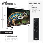 Samsung 43" 4K QLED Quantum HDR 60Hz (open box)