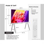 Samsung 55” 4K QLED The Serif Smart TV  120Hz, HDR