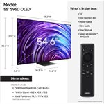 Samsung 55” 4K OLED S95D Smart TV  120Hz, HDR (open box)