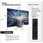 Samsung 75” 8K Neo QLED QN900D Smart TV  120Hz, HDR' (refurb)