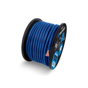 Raptor Mid Series 4 ga Power Cable 100' Spool (blue)