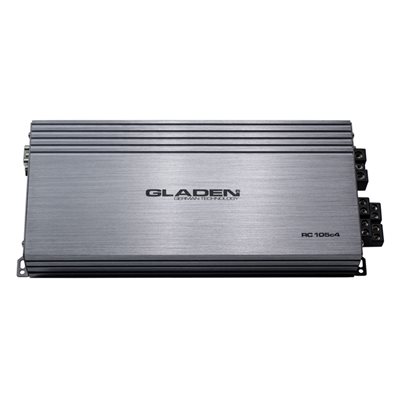 Gladen 4-Channel Class AB Amplifier 4 X 105W @ 4O, 2 X 300W @ 4O MONO