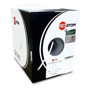 Red Atom 16 / 2 26-Strand Speaker Wire 500' Box (white)