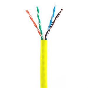 Red Atom Cat 6 550MHz Wire 1,000' Box (yellow)