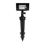 Red Atom Landscape Flood Light (Matte Black)