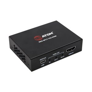 Red Atom HDMI 2.0 1x2 Splitter w /  Scaling, EDID, HDCP 2.2