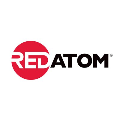 Red Atom Landscape Well Light (Matte Black)