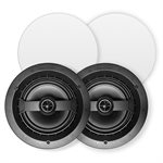 Red Atom 6.5" Round 2-Way In-Ceiling Speakers (pair)