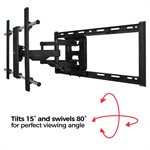 Red Atom 37"-80" Full-Motion Wall Mount