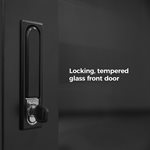 Red Atom 27U Enclosed Locking Rack with Active Cooling