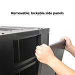 Red Atom 35U Enclosed Locking Rack with Active Cooling