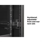 Red Atom 35U Enclosed Locking Rack with Active Cooling