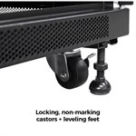 Red Atom 35U Enclosed Locking Rack with Active Cooling(V2 Packaging)