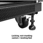 Red Atom 42U Enclosed Locking Rack with Active Cooling(V2 Packaging)