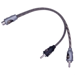 Rockford 1 Female / 2 Male Twisted Pair Y-Adapter