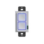 RTI 2 Button Lighted In-wall Universal System Controller