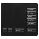 Lutron RadioRA2 5-Button Tabletop Keypad (satin black)