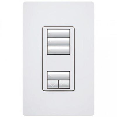 Lutron RadioRA 2 Wall-Mount Designer Keypad (white)