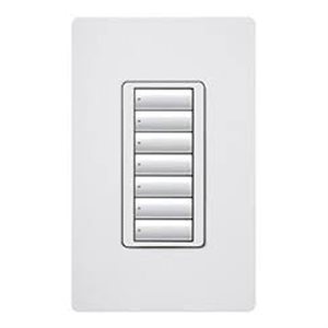 Lutron RadioRA2 7-Button Master Keypad (white)