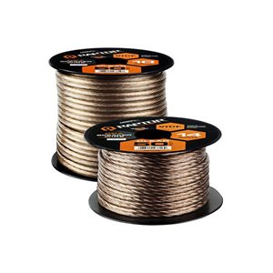 Raptor Vice Series 10 ga Speaker Wire 50' Spool (clear)