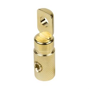 Raptor Mid Series 4 ga Heavy-Duty Ring Terminal (gold)