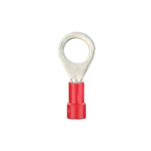 Install Bay 8 ga #10 Vinyl Ring Terminal (red, 25 pk)