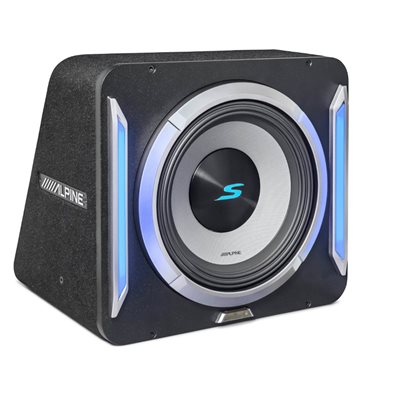 Alpine 12" Wedge Subwoofer Design Sealed Halo with RGB Lighting